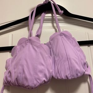 Purple mermaid bikini top VS